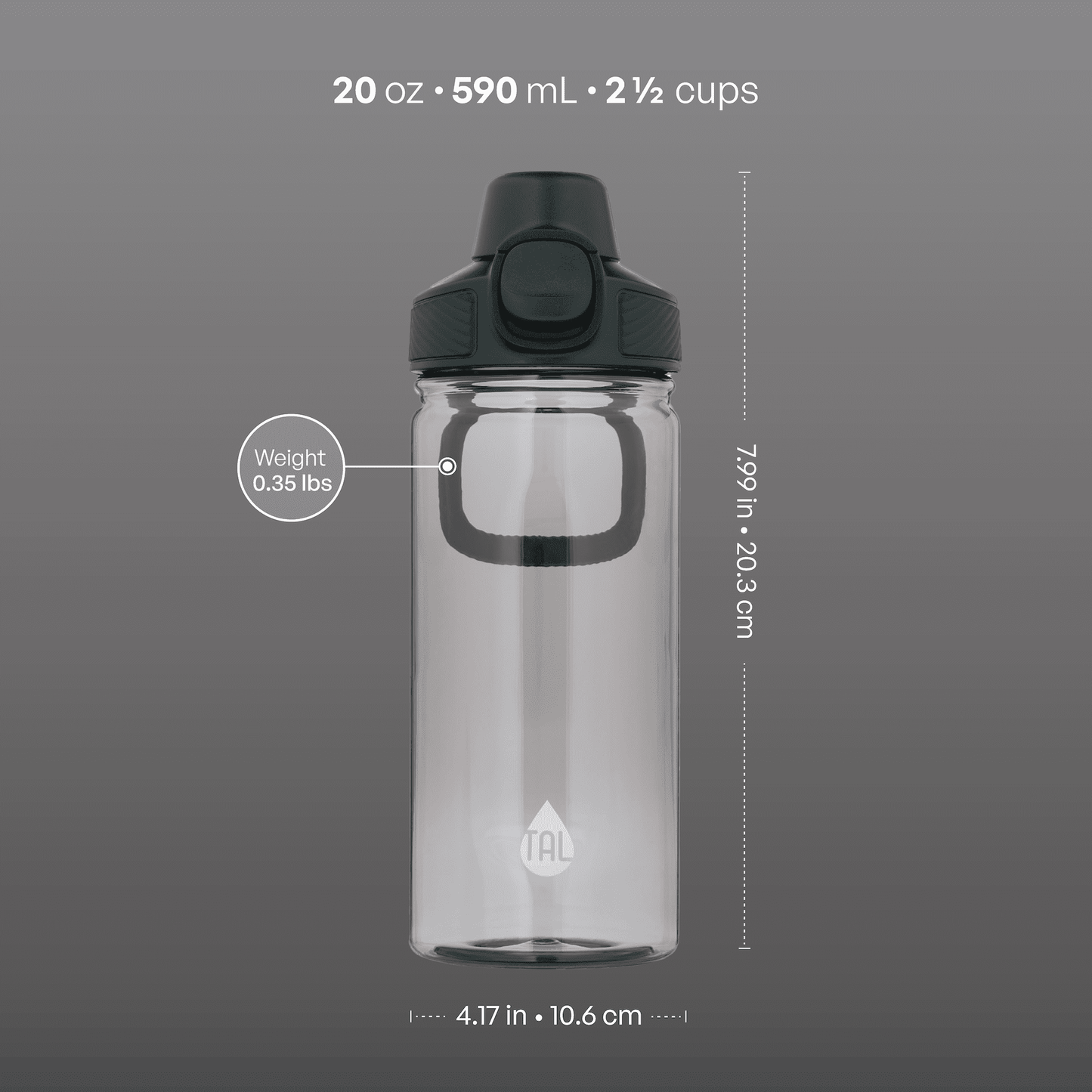 TAL Tritan Ranger Lock Water Bottle 20 fl oz