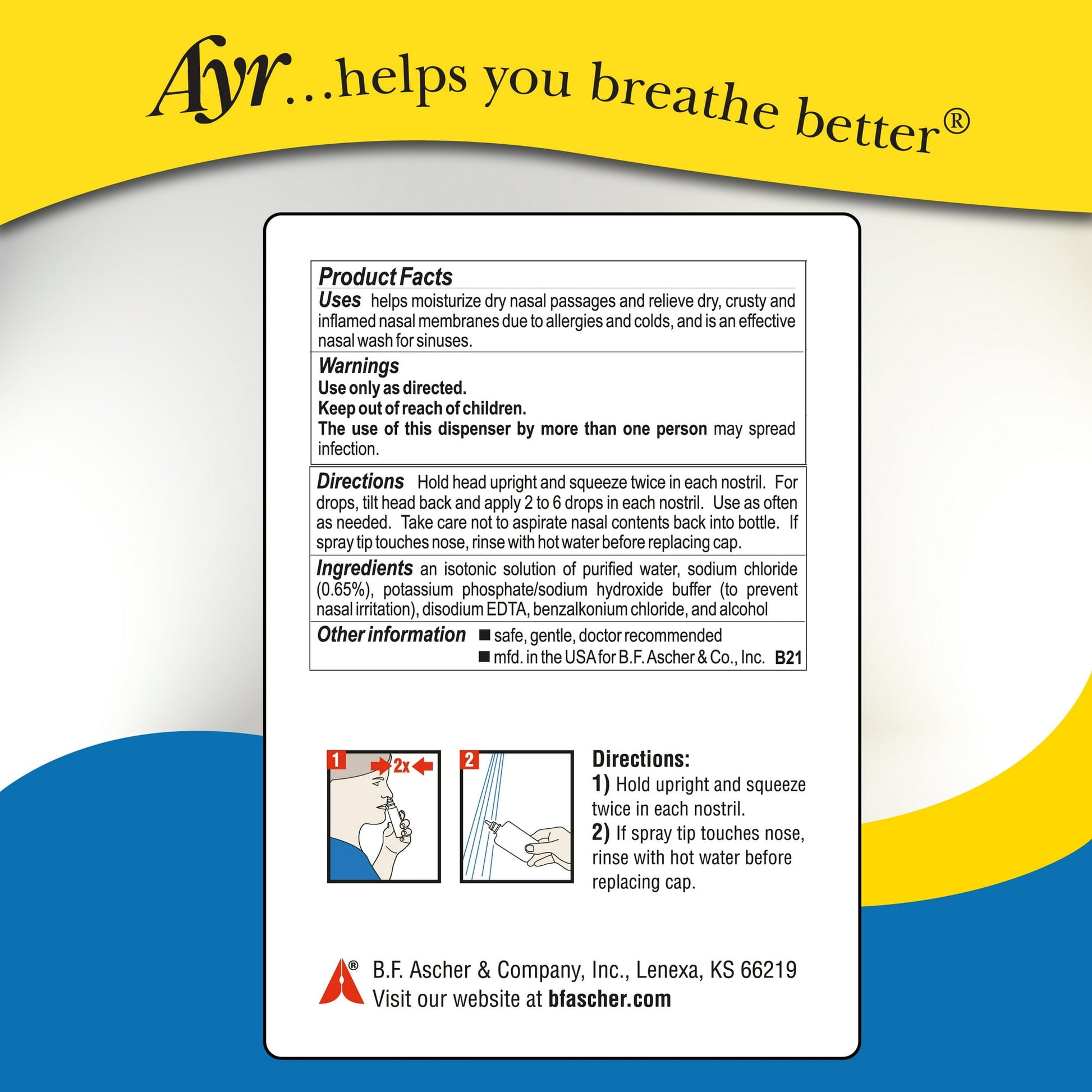 Image displaying text about ingredients and details of a gentle relief product