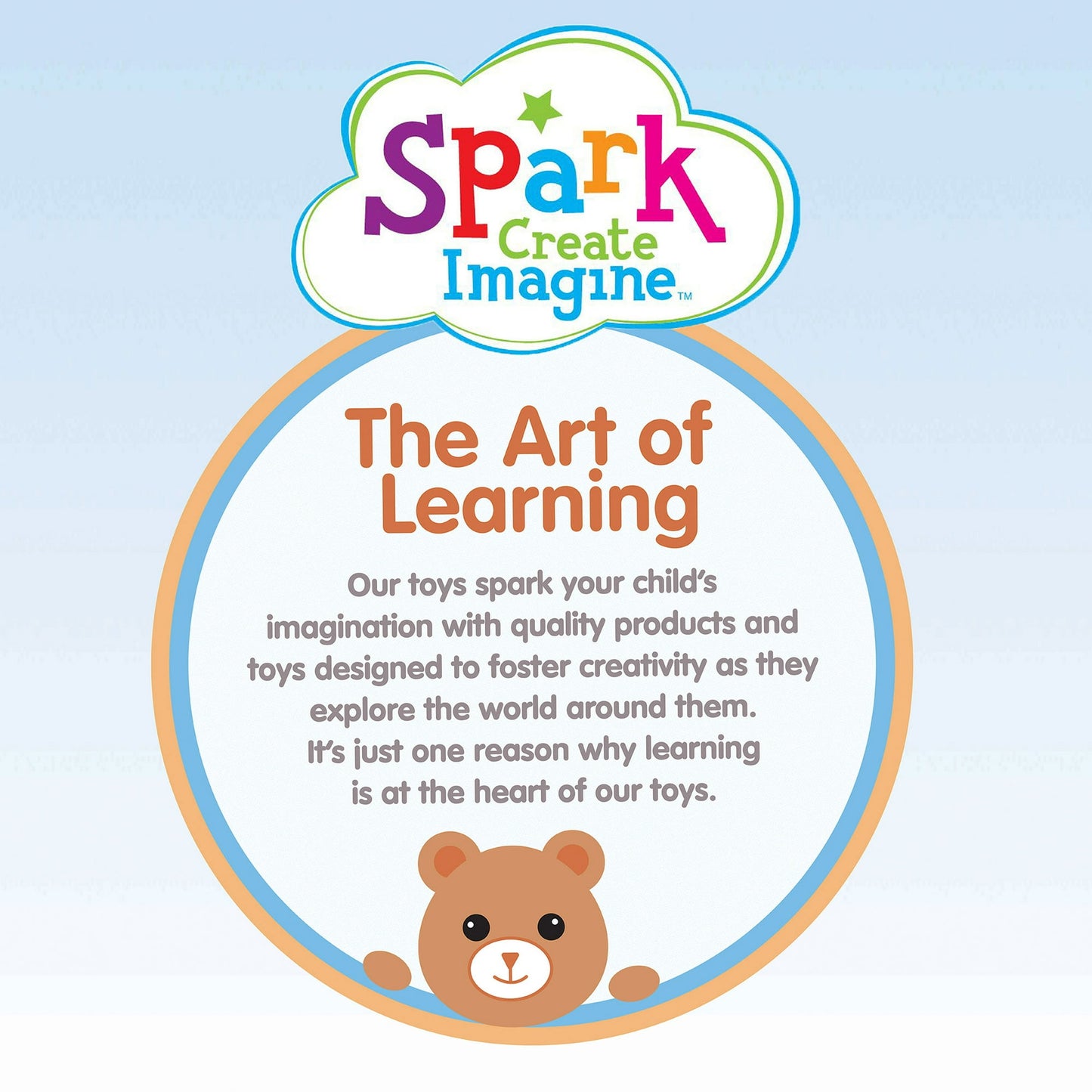 Spark.Create.Imagine. Snuggle and Teethe Cow Plush, 10 in, Ages 0 Months+