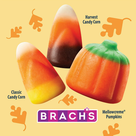 Brach's Mellowcreme Autumn Mix Candy, Halloween Candy, Fall Treats, 34 Ounce Bag