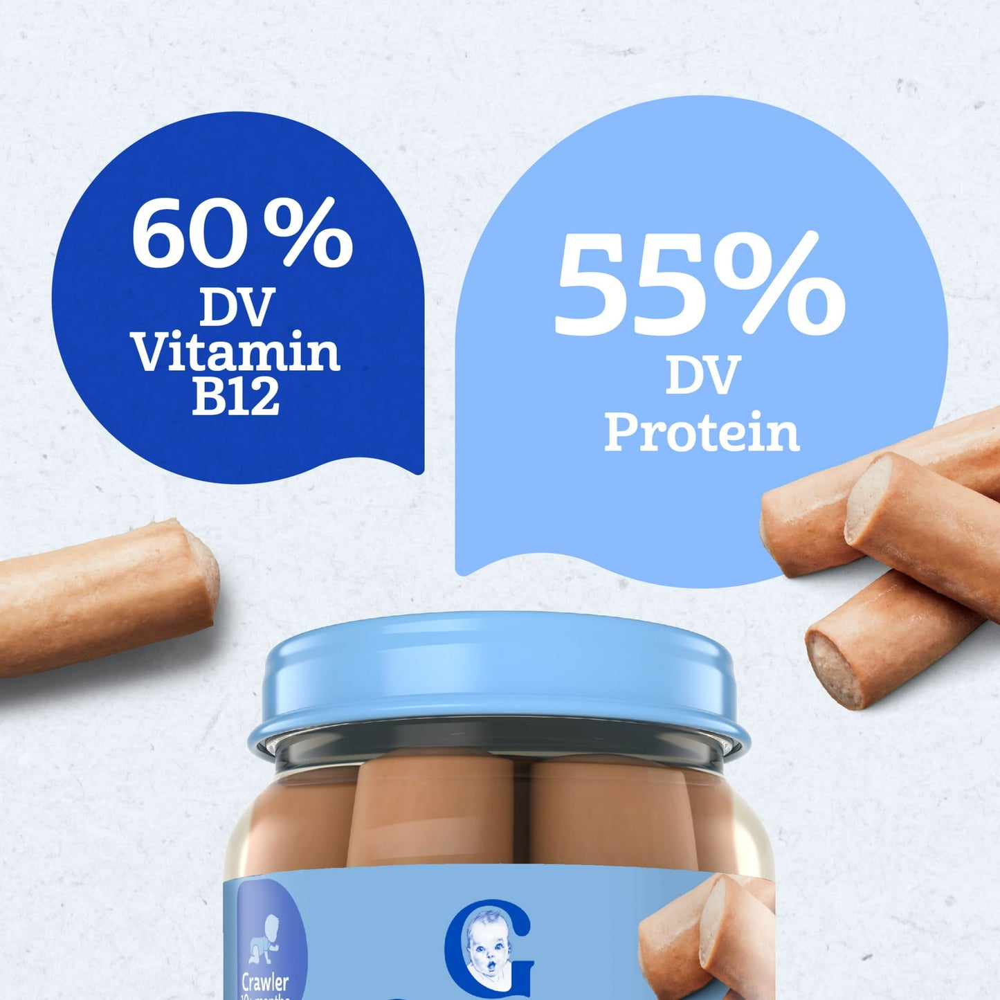 Gerber 3rd Foods Mealtime for Baby Lil' Sticks, Chicken, 2.5 oz Jar