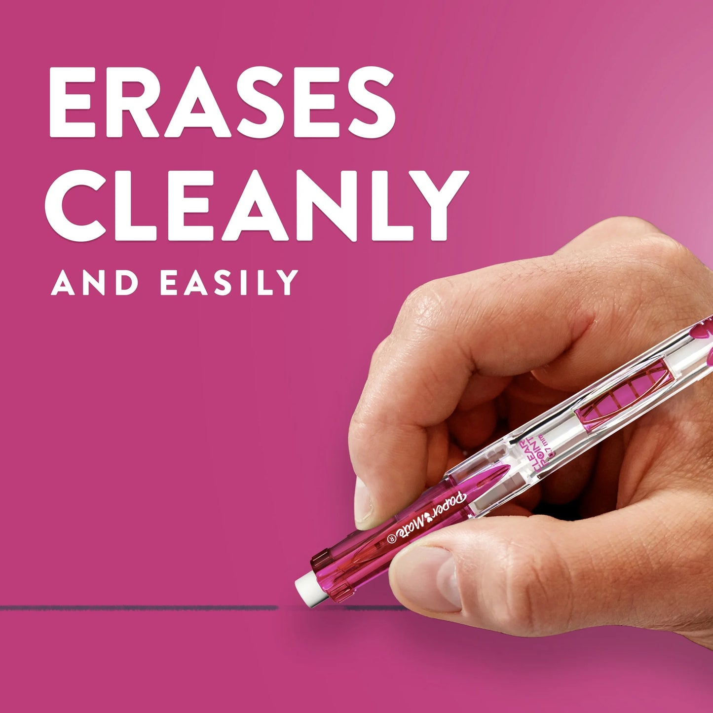 Paper Mate Clear Point Mechanical Pencils, 0.7mm, #2, Fashion Barrels, 2 Count