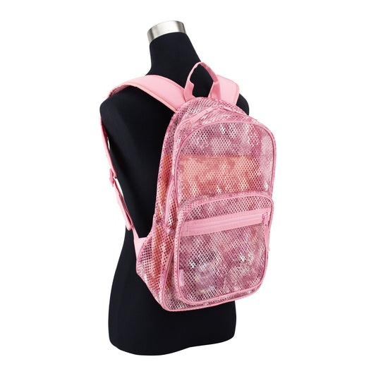 Stylish unisex backpack with breathable mesh design and adjustable shoulder straps