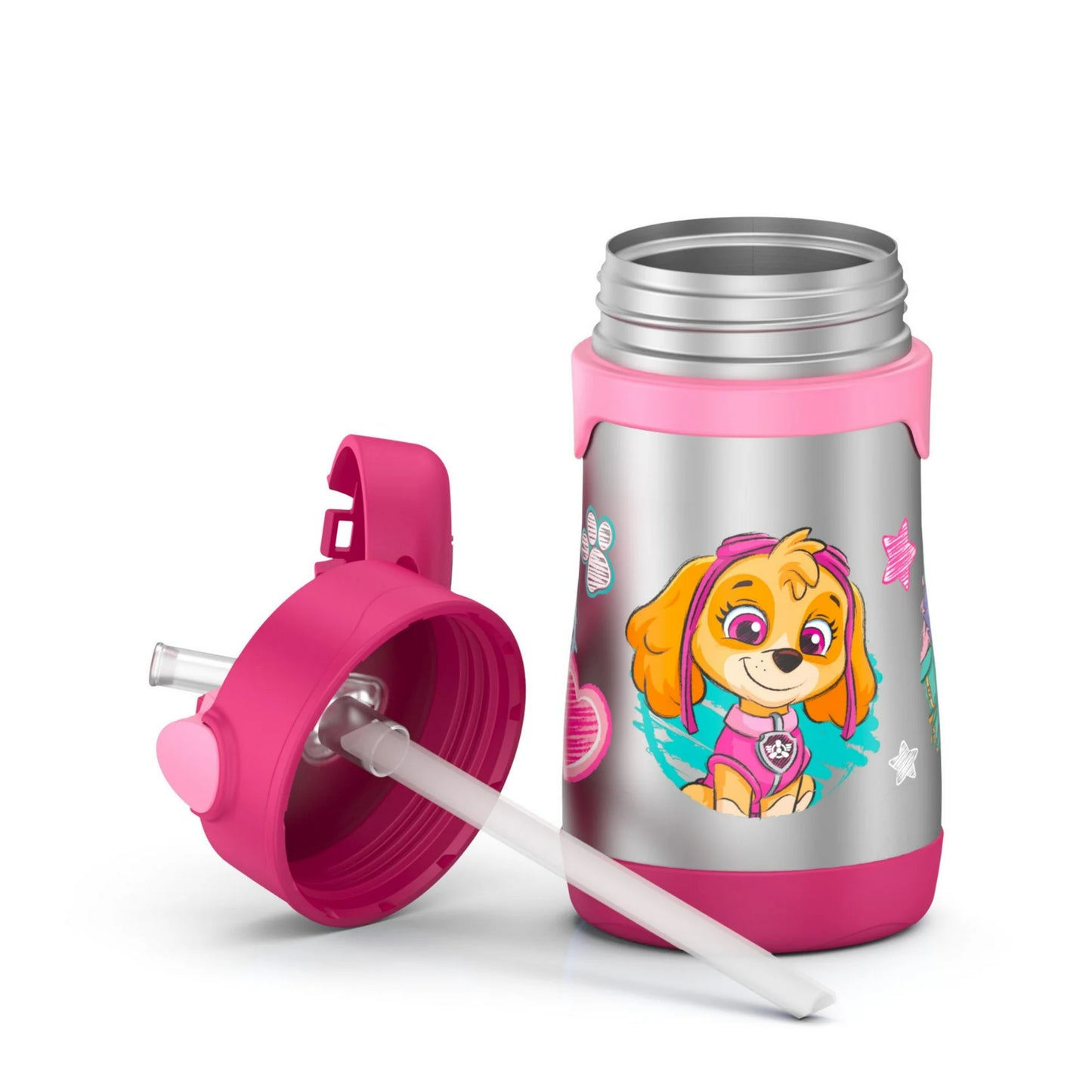 Thermos 10 oz. Kid's Vacuum Insulated Stainless Steel Straw Bottle