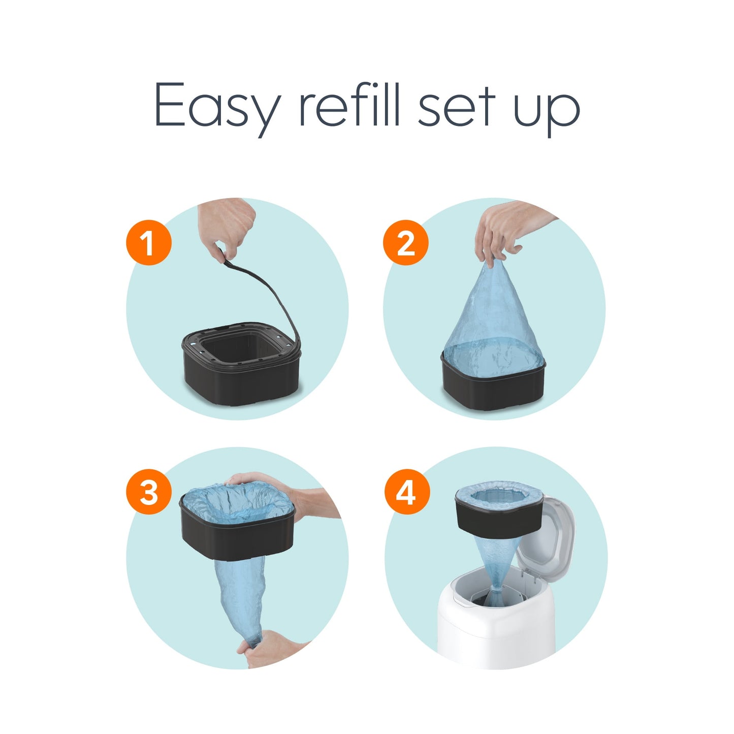 Diaper disposal product – convenient and practical item used for storing or managing baby diapers at home or on the go