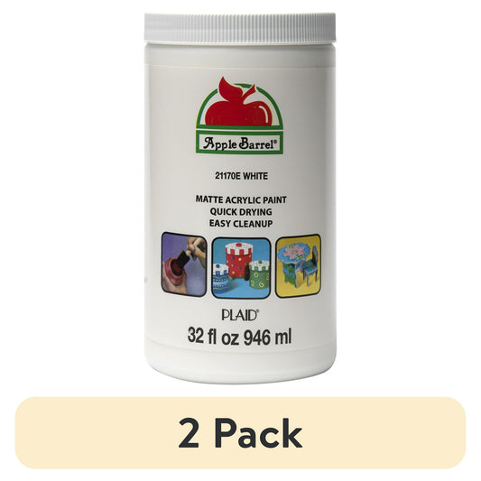 Apple Barrel 21170E Acrylic Craft Paint, Matte Finish, 32 fl oz