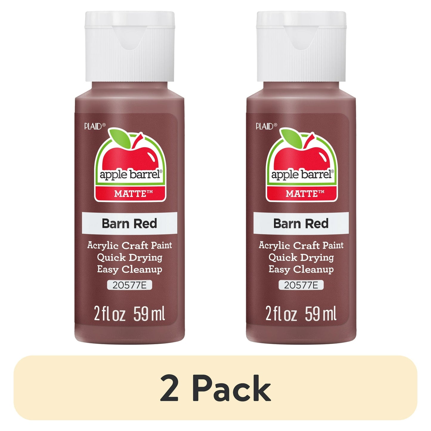 Apple Barrel Acrylic Craft Paint, Matte Finish, 2 fl oz