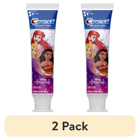 Crest Kids Toothpaste with Fluoride, Disney Princesses, Bubblegum Flavor, 4.2 oz
