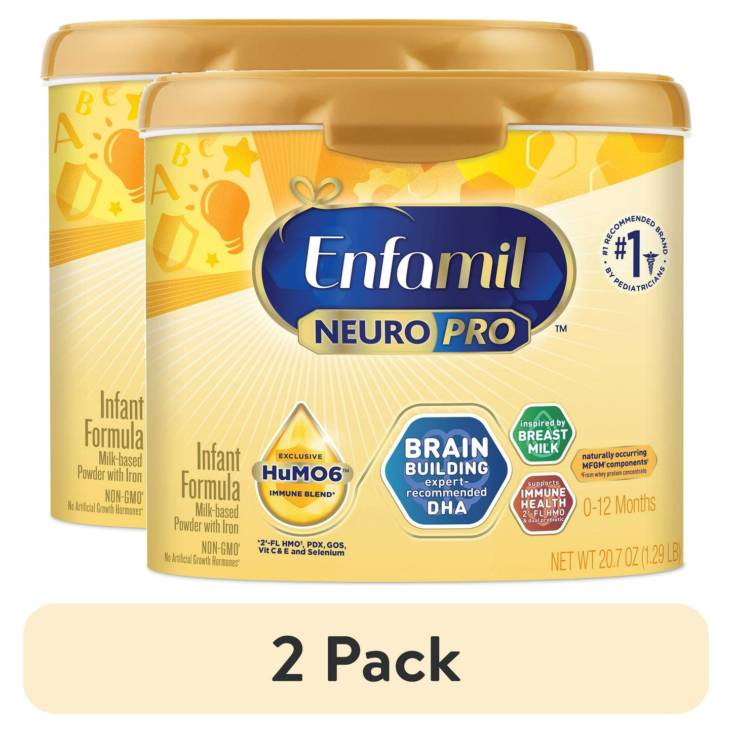 Enfamil NeuroPro Powder Baby Formula, Brain Support, 20.7 oz Tub