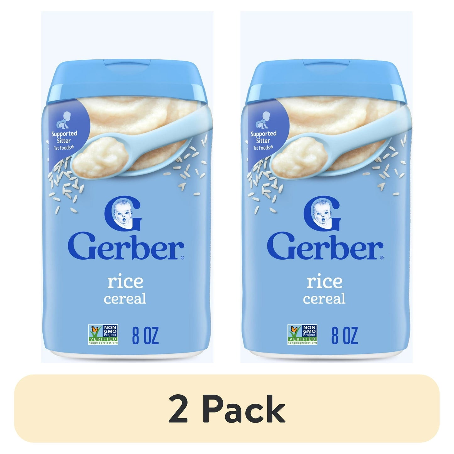 Gerber Stage 1 Baby Food, Baby Rice Cereal, Gerber Cereal For Baby, Infant Cereal 8 oz