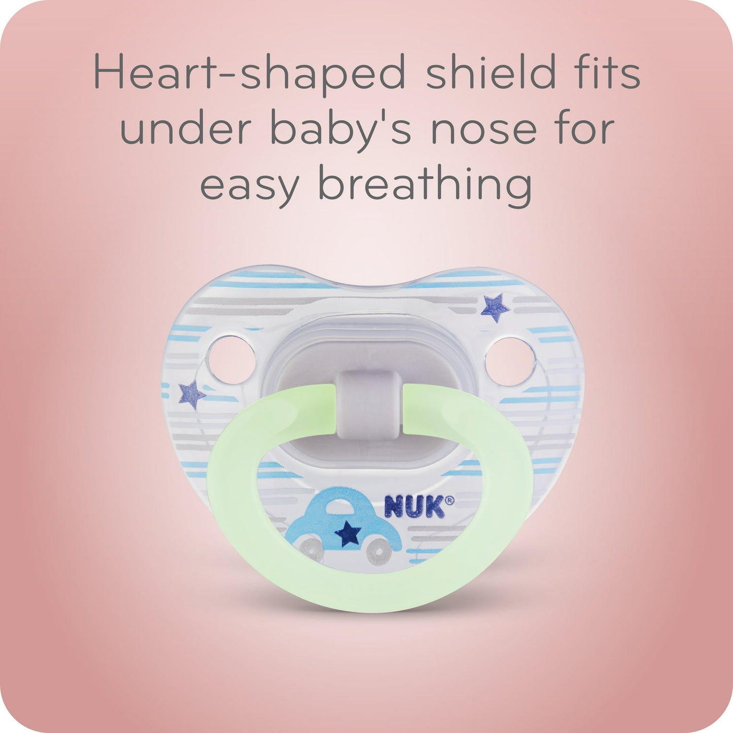 NUK Orthodontic Infant Toddler Pacifiers, 6-18 Months, Neutral, Unisex, 3 Pack