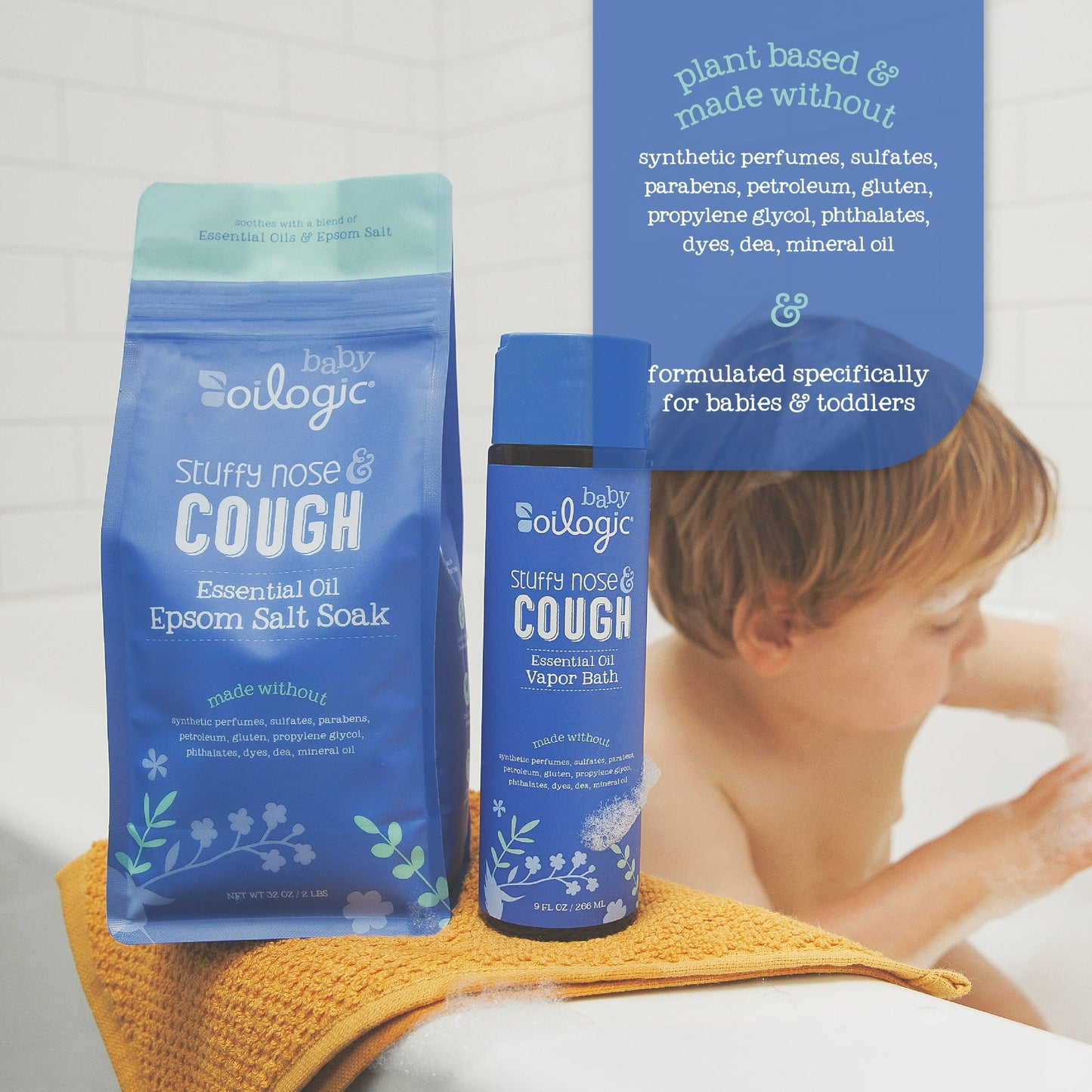 Health and wellness essentials – gentle relief product made to support comfort and wellness during flu, cold, cough or fever