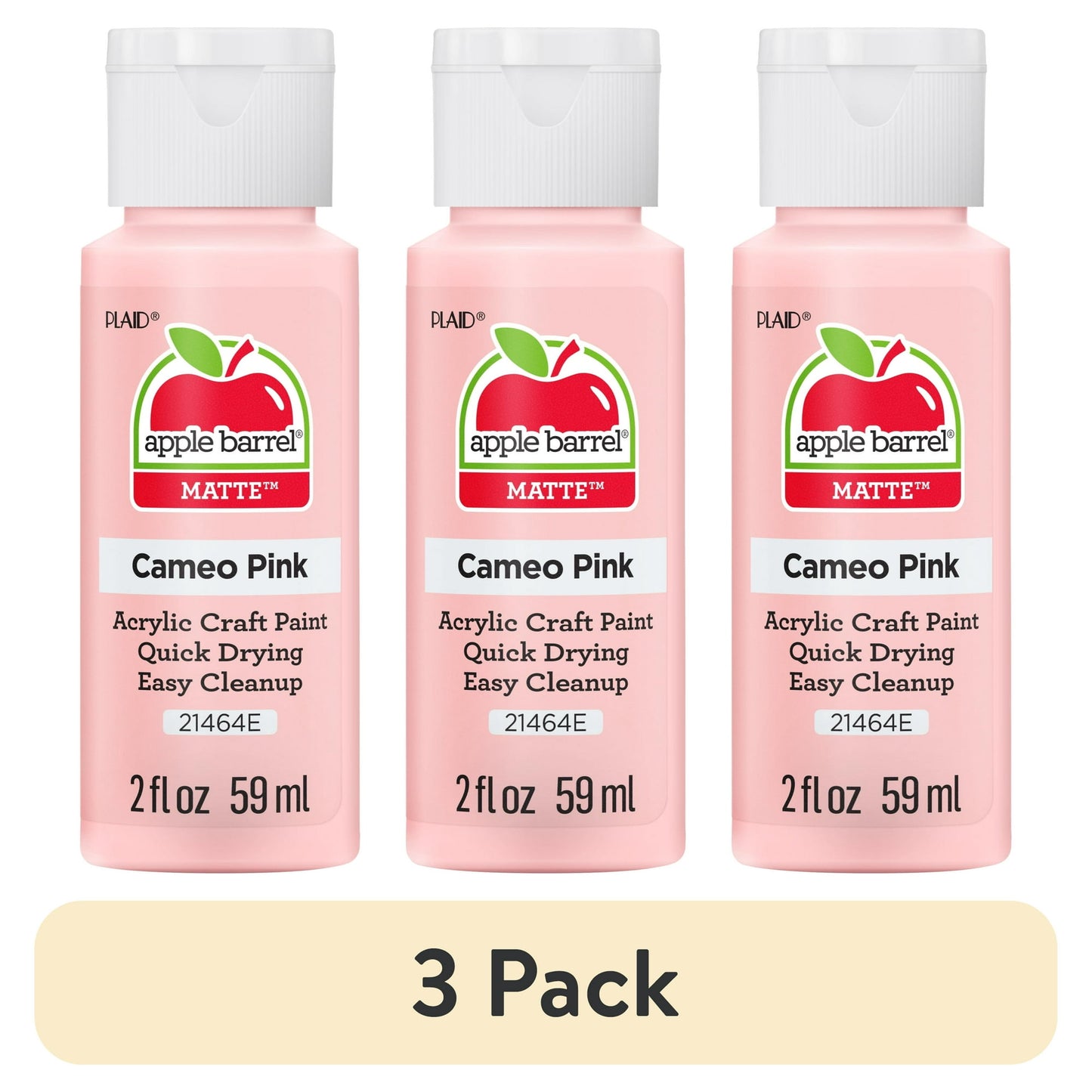 Apple Barrel Acrylic Craft Paint, Matte Finish, 2 fl oz
