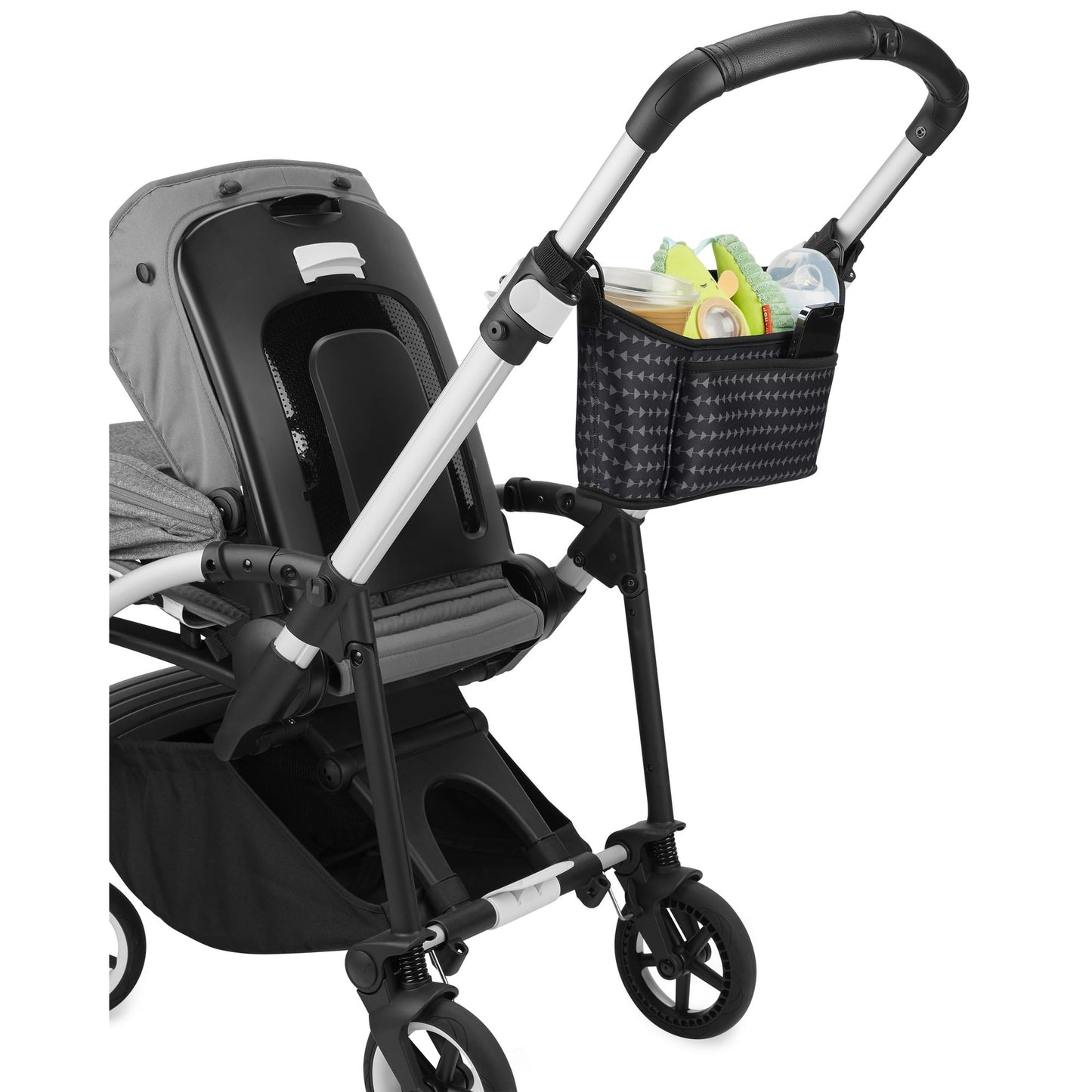 Image displaying a baby stroller with a baby stroller accessory – convenient add-on designed to make outings easier and more comfortable for caregivers and little ones