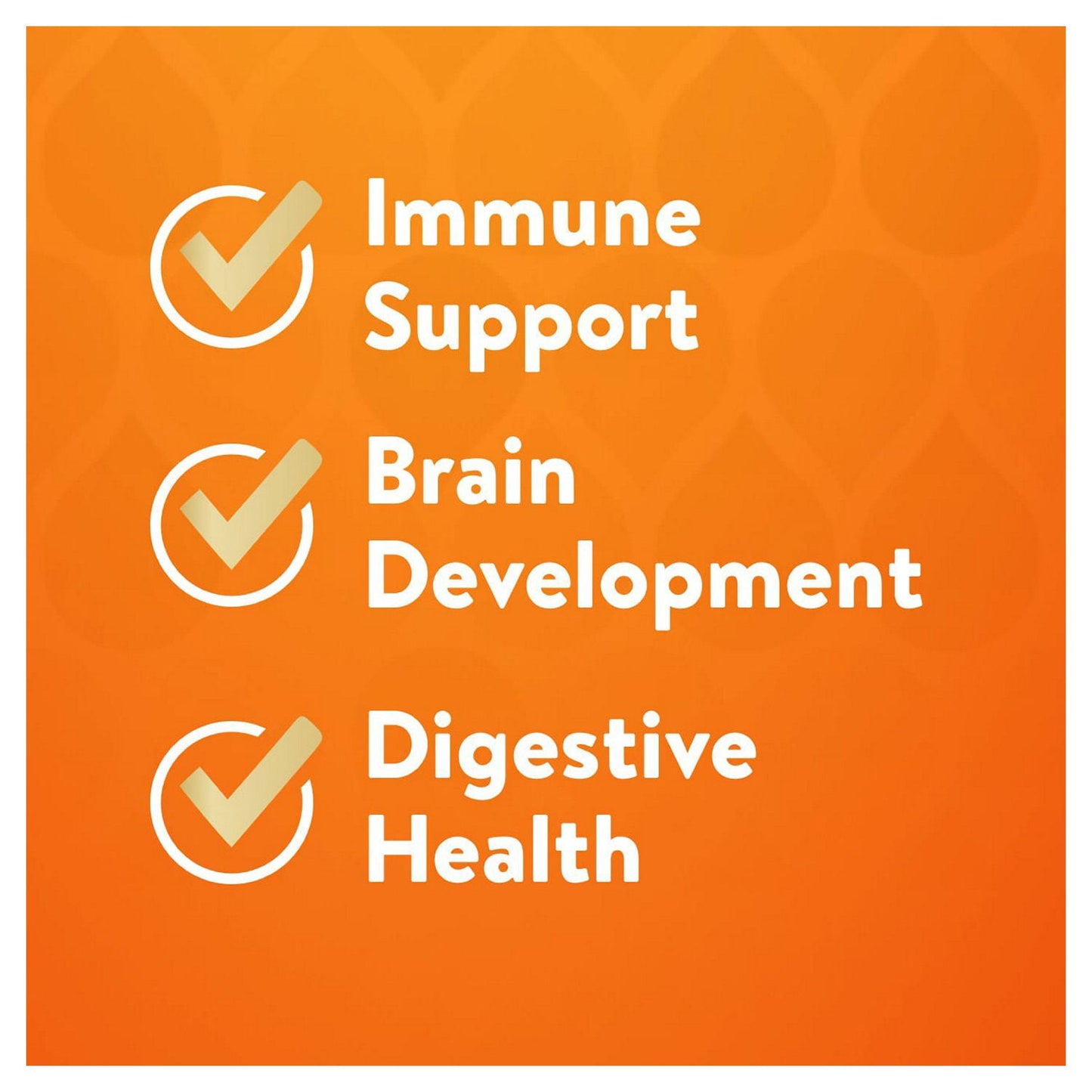 Product image displaying written details and features about baby formula