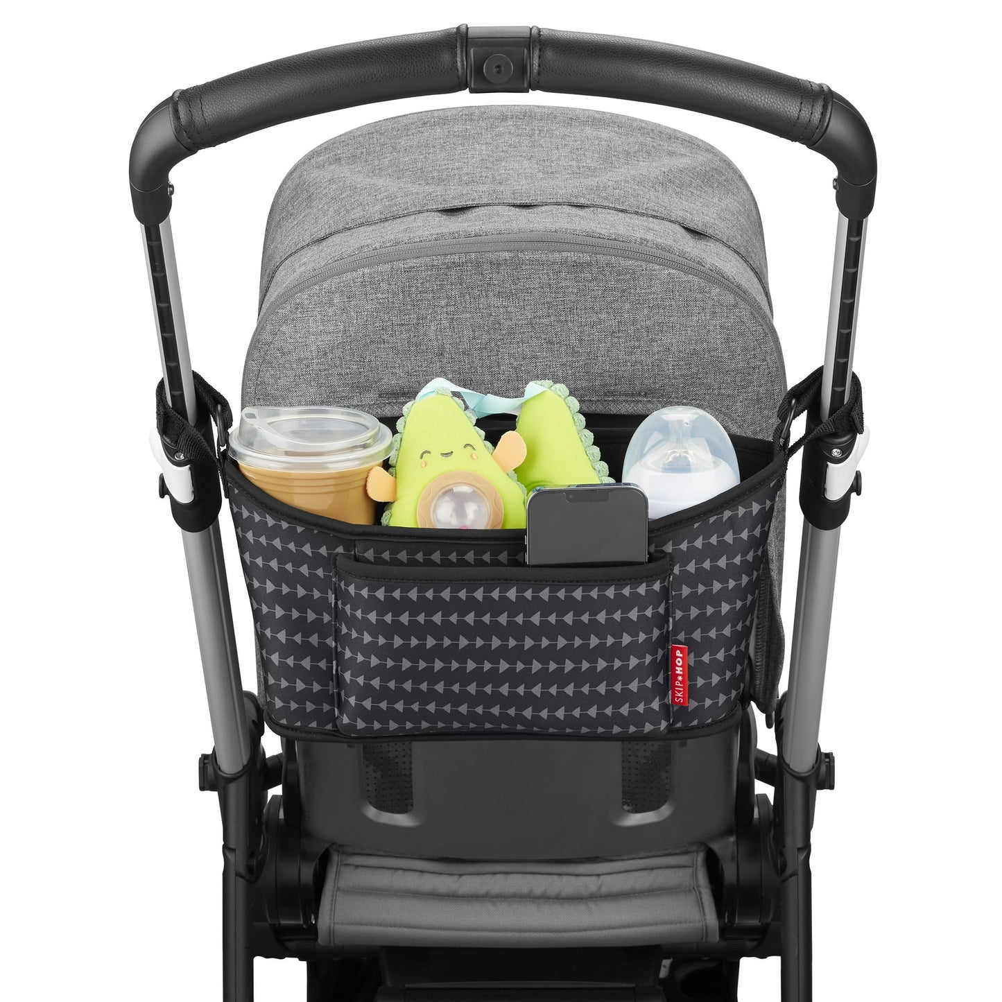 Image displaying a baby stroller with a baby stroller accessory – convenient add-on designed to make outings easier and more comfortable for caregivers and little ones