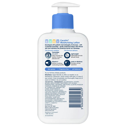 CeraVe Baby Body Gentle Moisturizing Body Lotion Fragrance-Free - 8oz