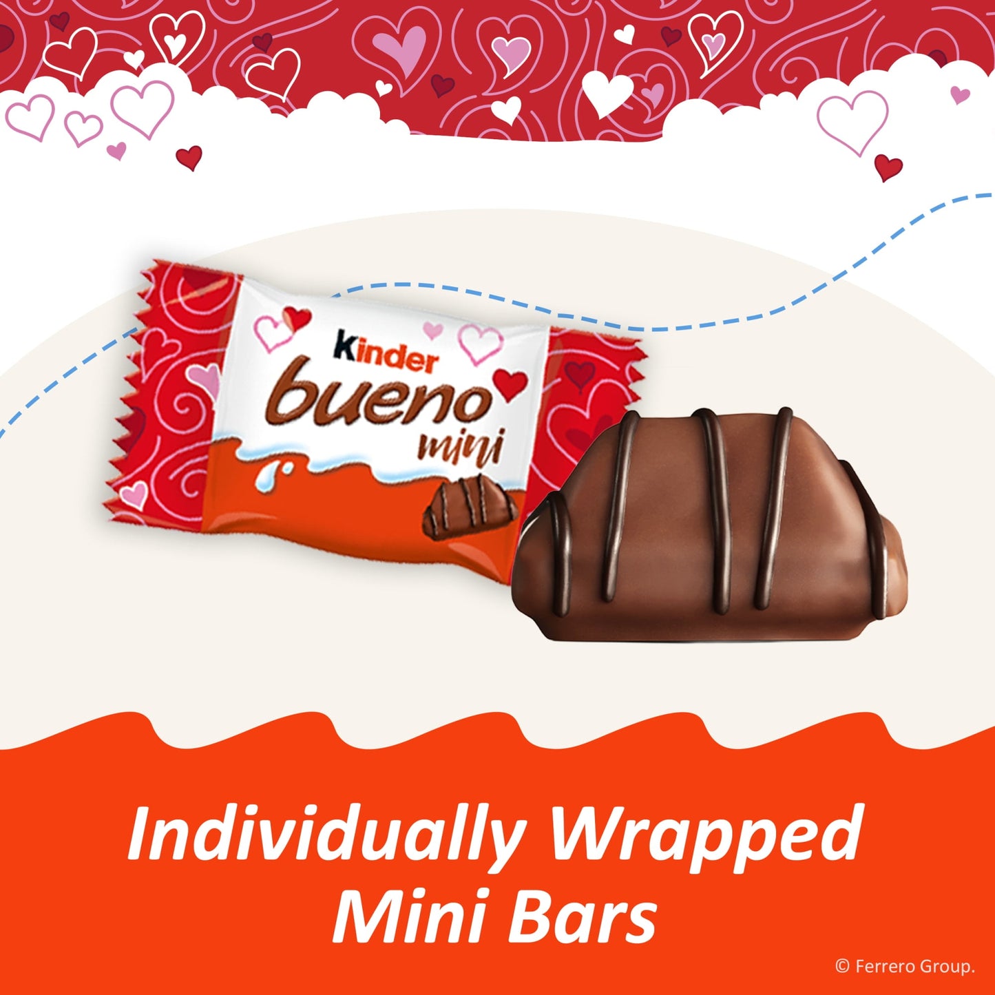 Image displaying text about the details of Valentine’s day candy for teens and adults