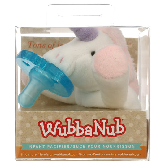 WubbaNub Baby Unicorn Infant Plush Pacifier Holder