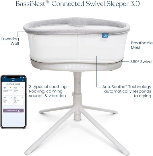 Image displaying text about the details of a Baby bassinet