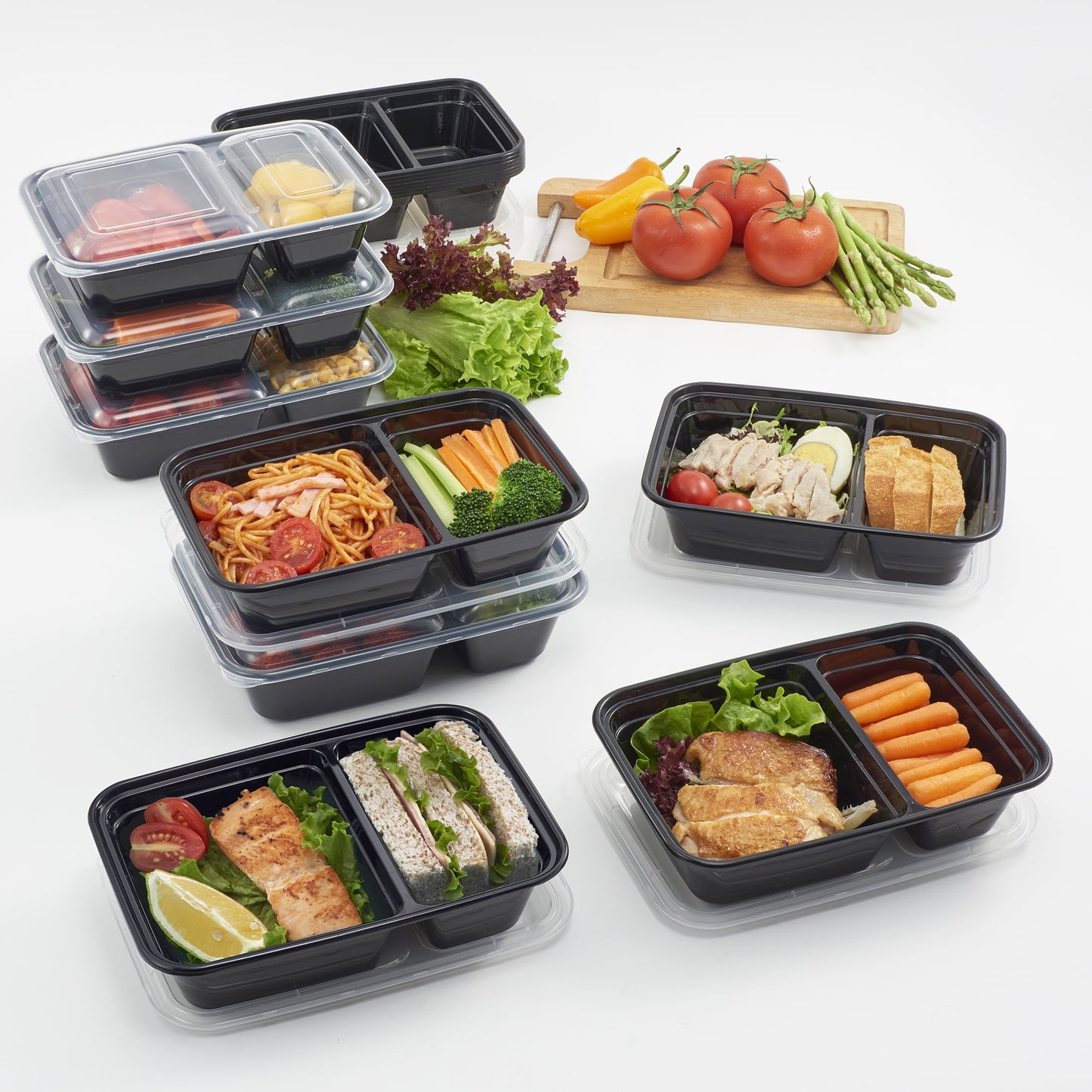 Mainstays 30-Piece Meal Prep Food Storage Containers
