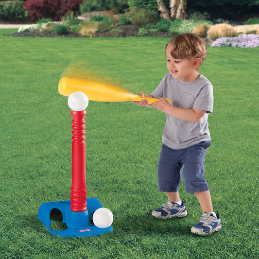 Colorful kids outdoor play equipment for active backyard fun and physical play for toddlers and young children.