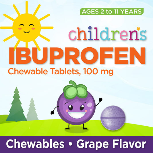 Image displaying a grape cartoon character wth text written