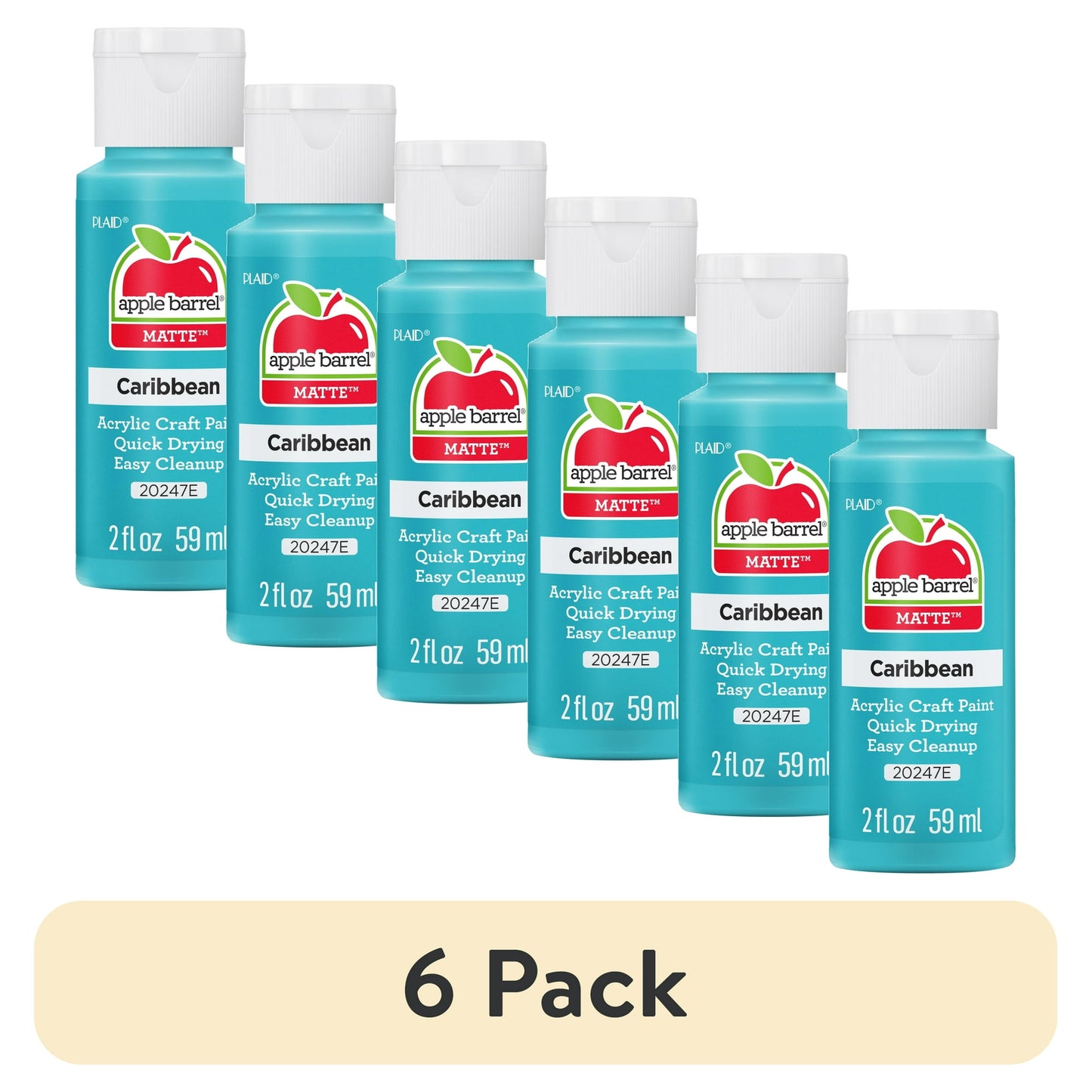 Apple Barrel Acrylic Craft Paint, Matte Finish, 2 fl oz