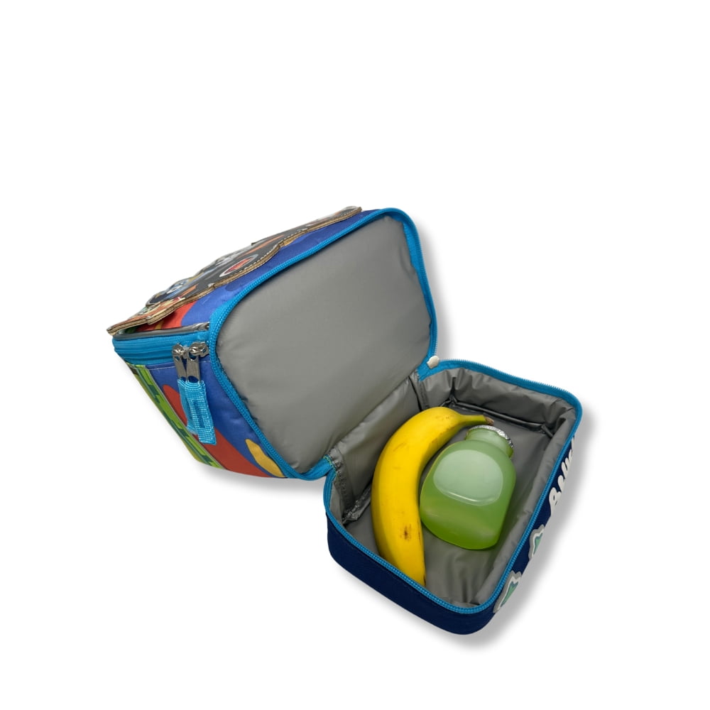 Bluey Dual Compartment Reusable Child Polyester Lunch Kit