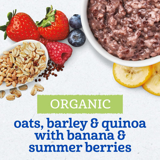 Gerber Stage 3 Baby Food, Banana and Summer Berries Breakfast Bowl, 4.5 oz Tray