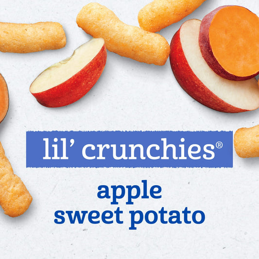 Gerber Snacks for Baby Lil Crunchies Apple Sweet Potato Puffs, 1.48 oz