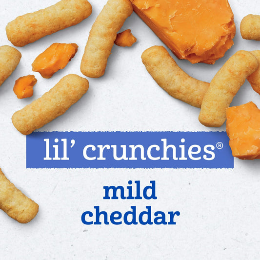 Gerber Stage 3 Baby Food Snacks, Mild Cheddar Lil' Crunchies, Baby Led Feeding 1.48 oz