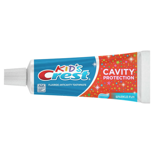 Crest Kids Cavity Protection Toothpaste, Sparkle Fun Flavor, 4.6 oz Triple Pack, For Ages 3+