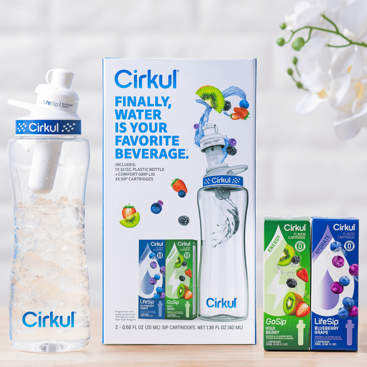 Premium reusable water bottle for everyday hydration.