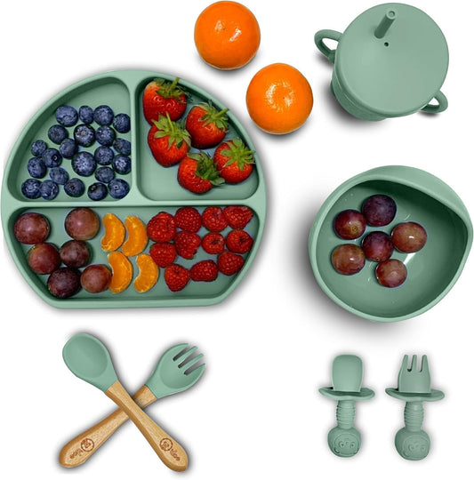 O'doe 17-Piece BPA-Free Silicone Baby Feeding Set