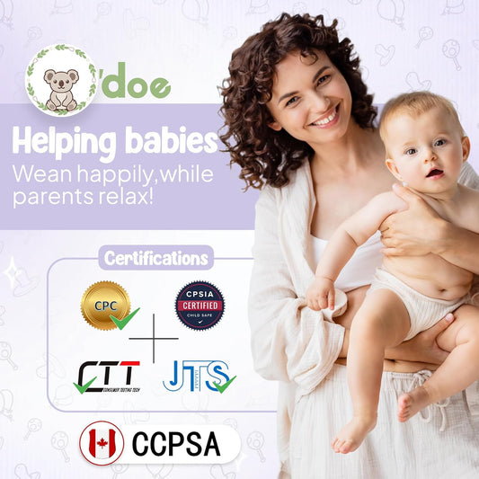 O'doe 17-Piece BPA-Free Silicone Baby Feeding Set