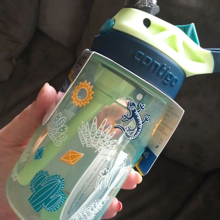 Contigo 14oz 2pk Plastic Cleanable Kids' Water Bottles