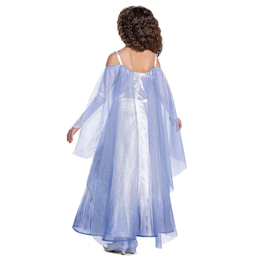 Disney Frozen Snow Queen Elsa Kids Prestige Gown Costume