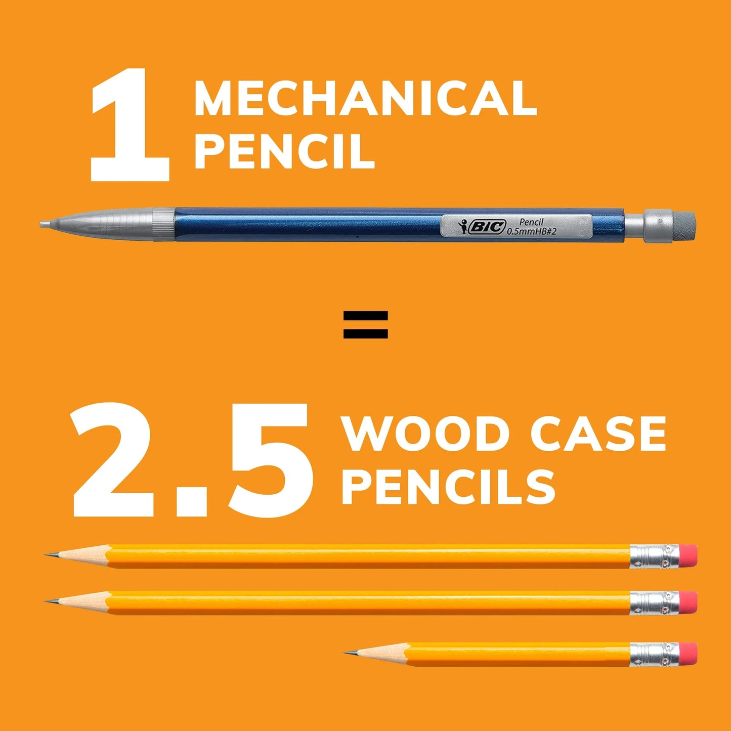 BIC Xtra Strong Mechanical Pencil, 0.9 mm, 10 Count