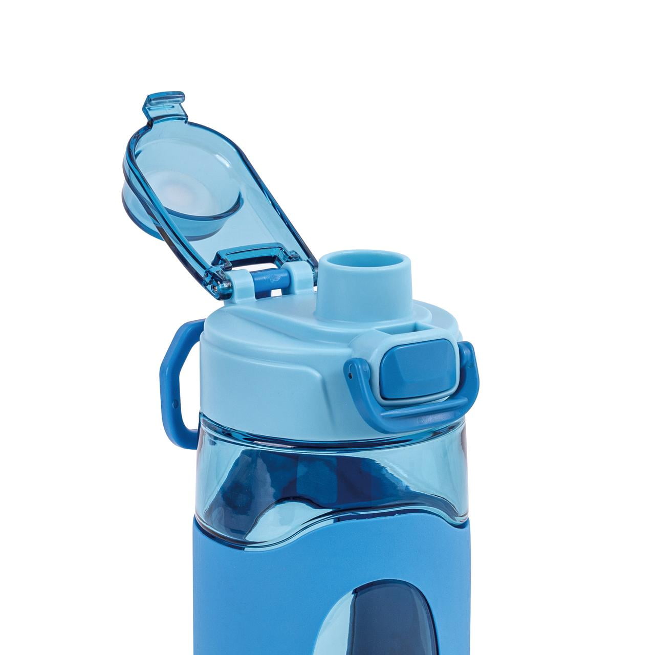 Your Zone 16 Fluid Ounces Water Bottle, Silicone Sleeve, No Straw, Tritan, Reuseable