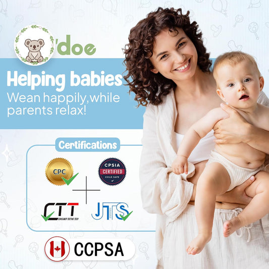 O'doe 17-Piece BPA-Free Silicone Baby Feeding Set