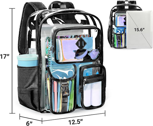 Large-capacity interior for books, folders, laptops, and daily essentials.