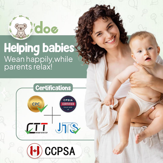 O'doe 17-Piece BPA-Free Silicone Baby Feeding Set