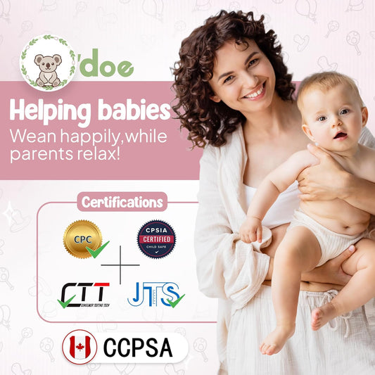 O'doe 17-Piece BPA-Free Silicone Baby Feeding Set