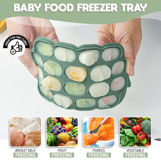 O’doe Baby Popsicle Molds | 2 Feeders, 6 Nipples, 2 Clip, 1Trays