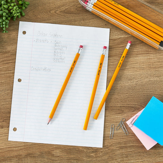 Pen+Gear #2 HB Sharpened Wood Pencils, Yellow, 48 Count