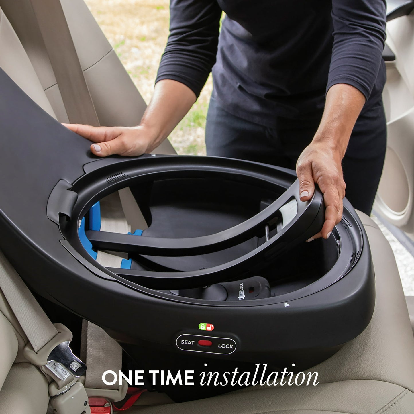 Evenflo Revolve360 Rotational All-In-One Convertible Car Seat, Amherst Gray