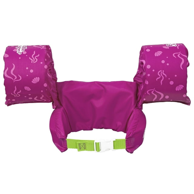 Puddle Jumper Fabric Kids Swim Flotation Vest with Armbands, 33-55lbs (15-25kg) Weight Capacity