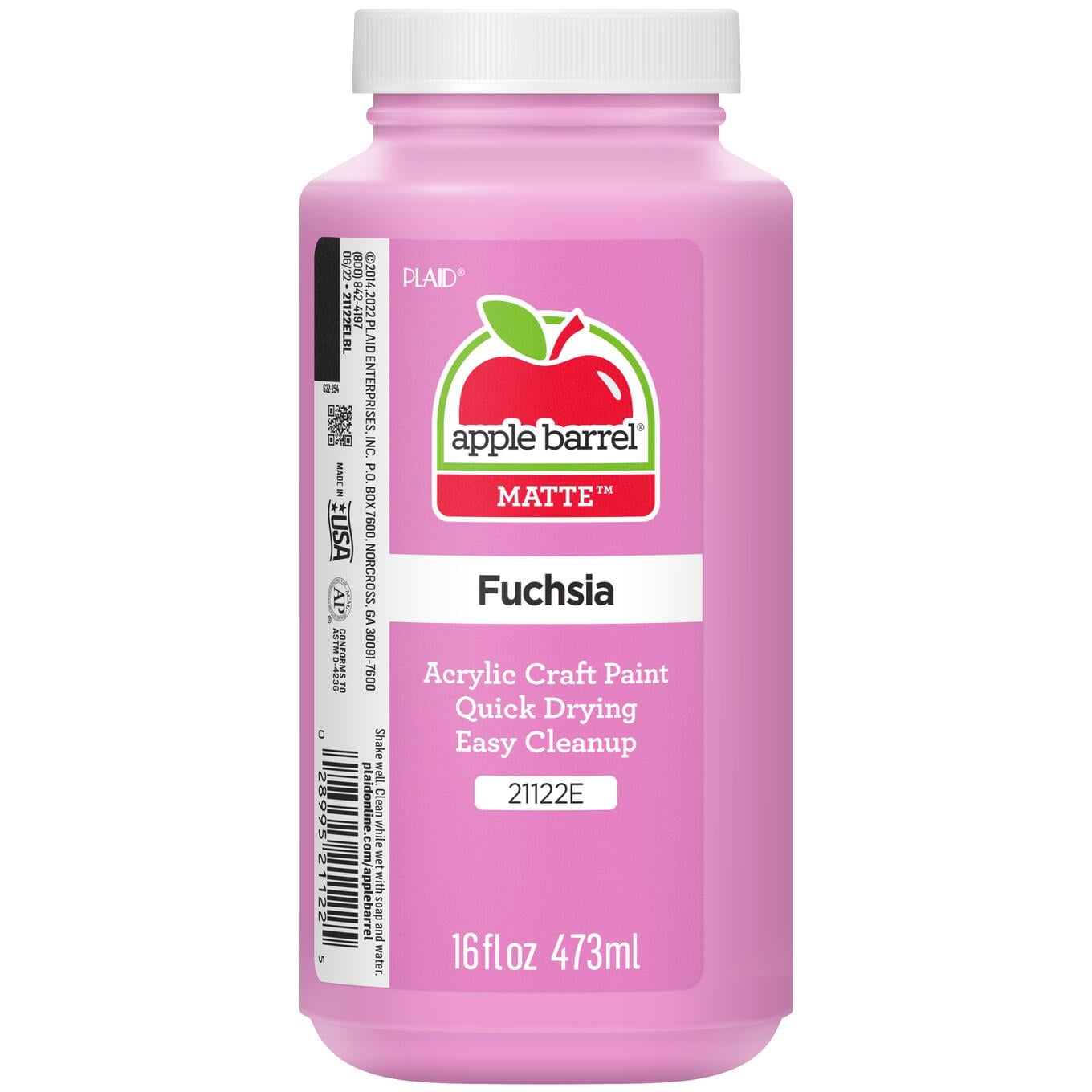 Apple Barrel 20404E Acrylic Craft Paint, Matte Finish, 8 fl oz