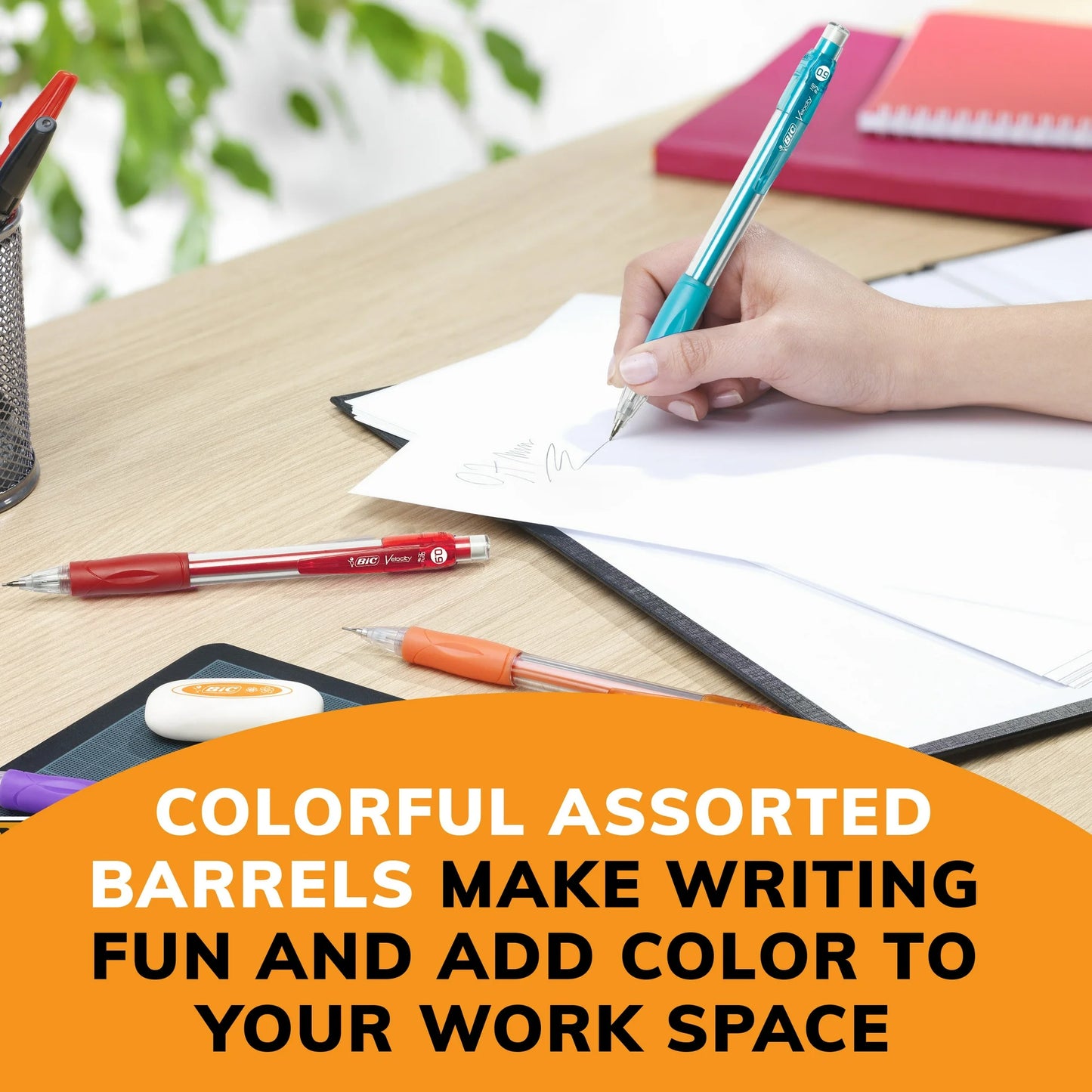 BIC Velocity Mechanical Pencil, 0.9 mm, 4 Count